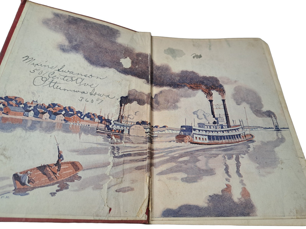 Vintage 1931 The Adventures of Tom Sawyer book by Mark Twain