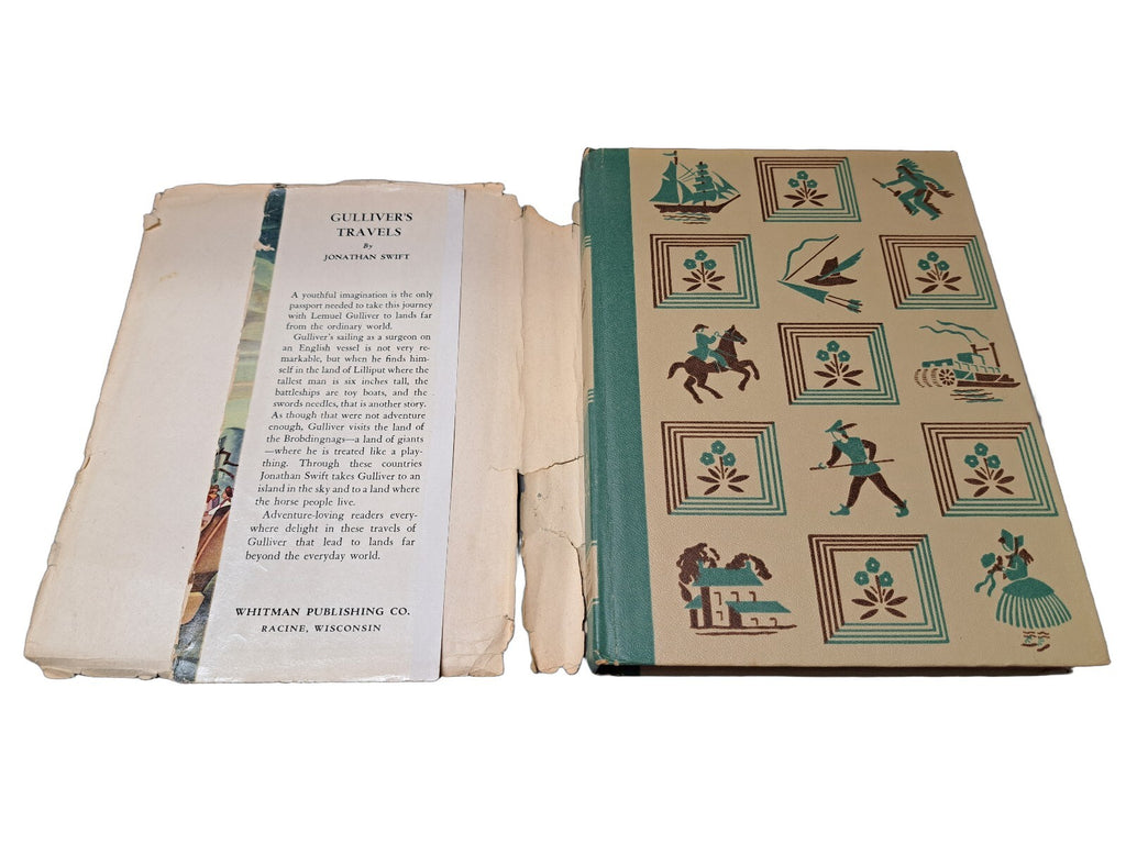 Vintage Gulliver's Travels book by Jonathan Swift