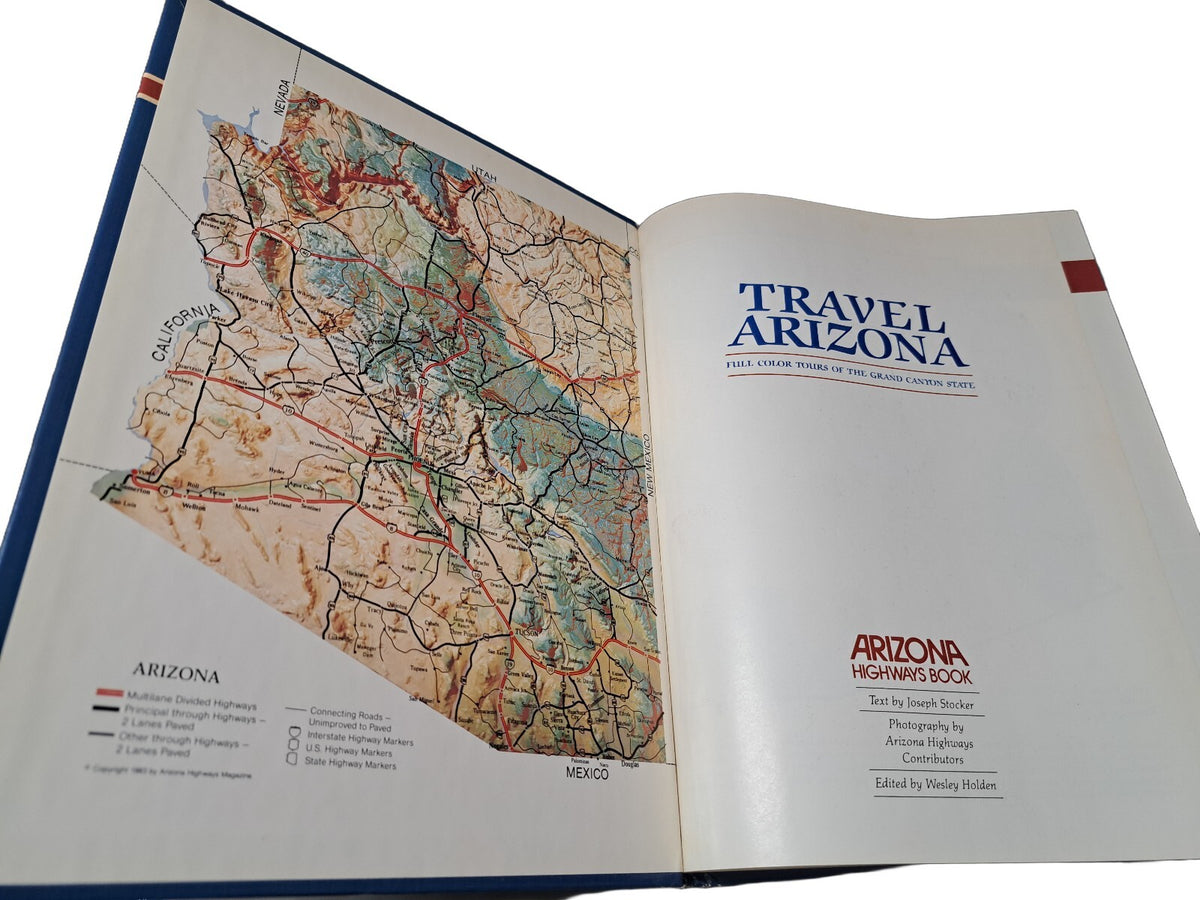Vintage 1983 Travel Arizona: Full Color Tours of the Grand Canyon State