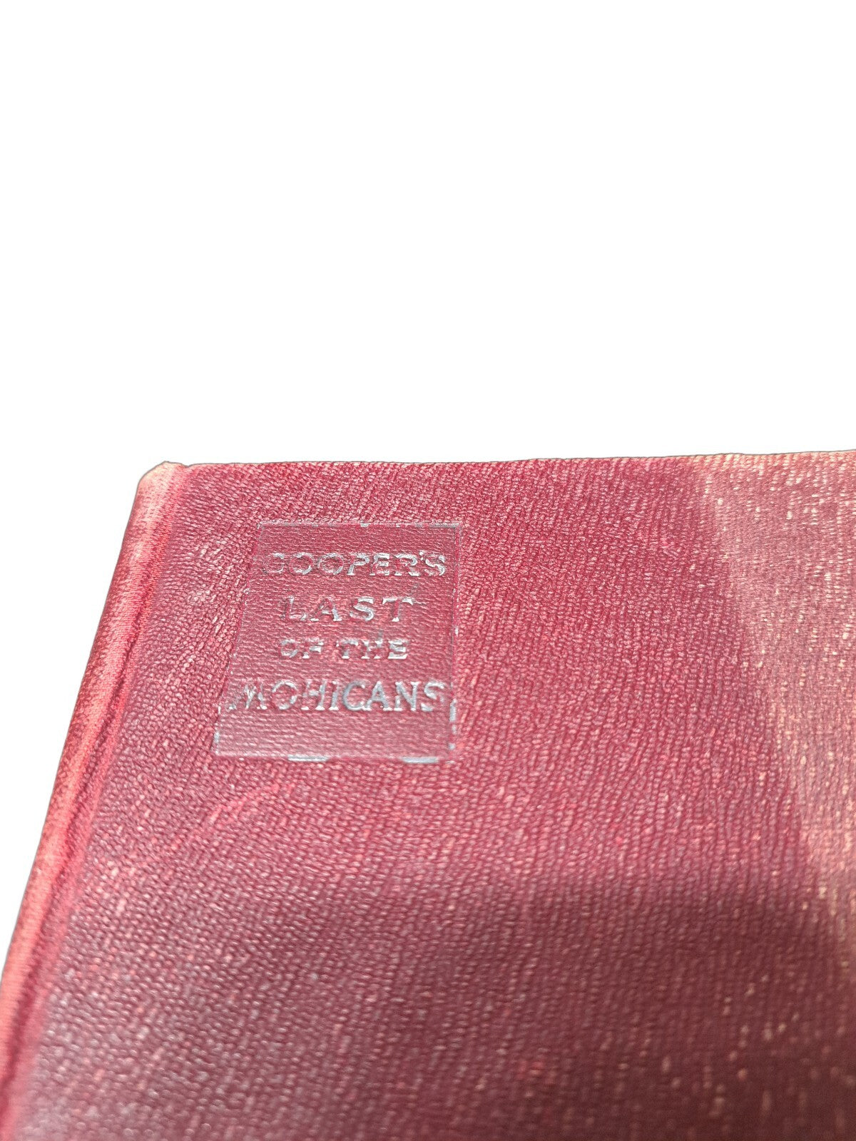 Vintage 1904 The Last of the Mohicans: A Narrative of 1757 by James Cooper
