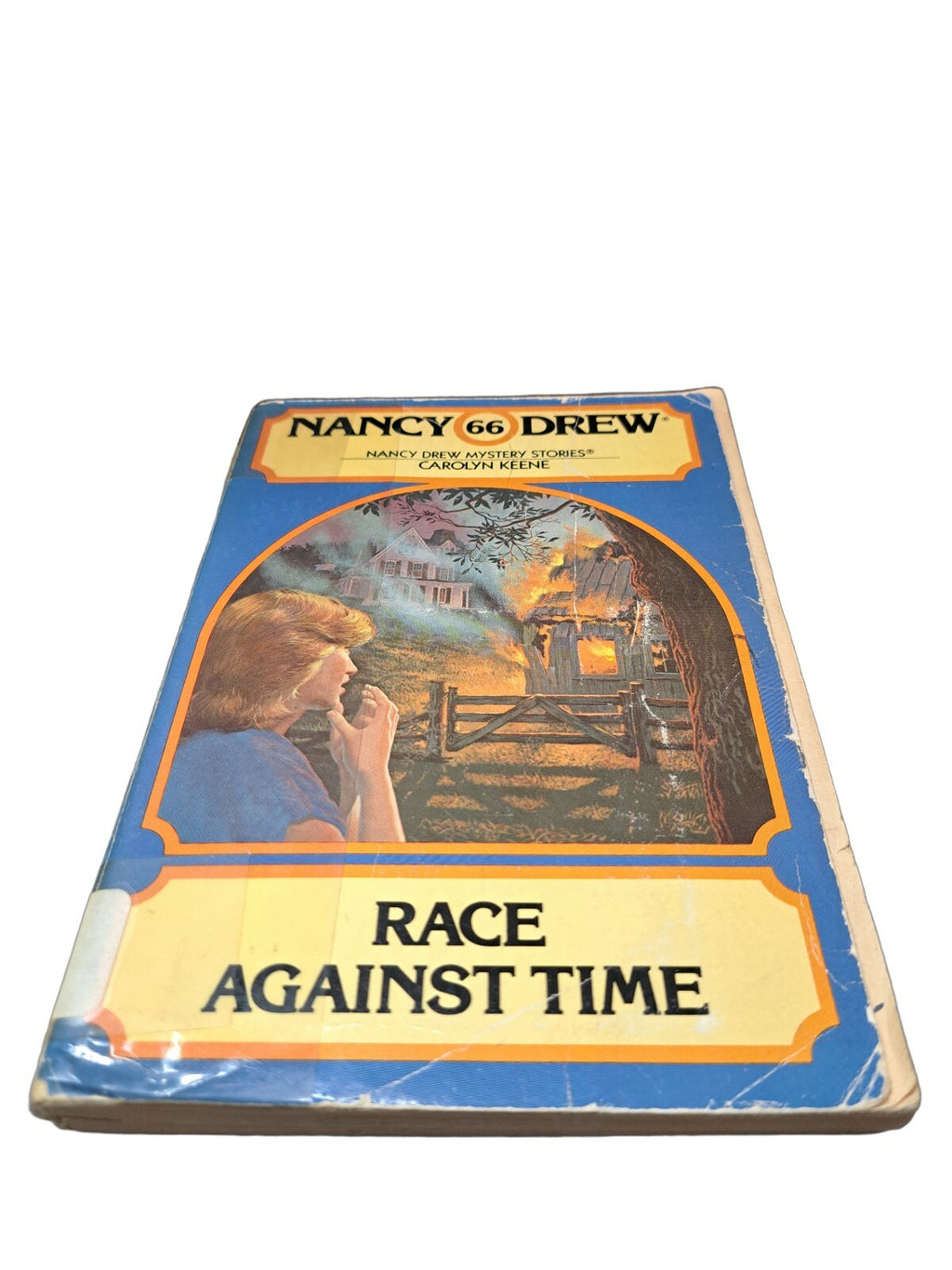 Vintage 1982 Race Against Time by Carolyn Keene a Nancy Drew book