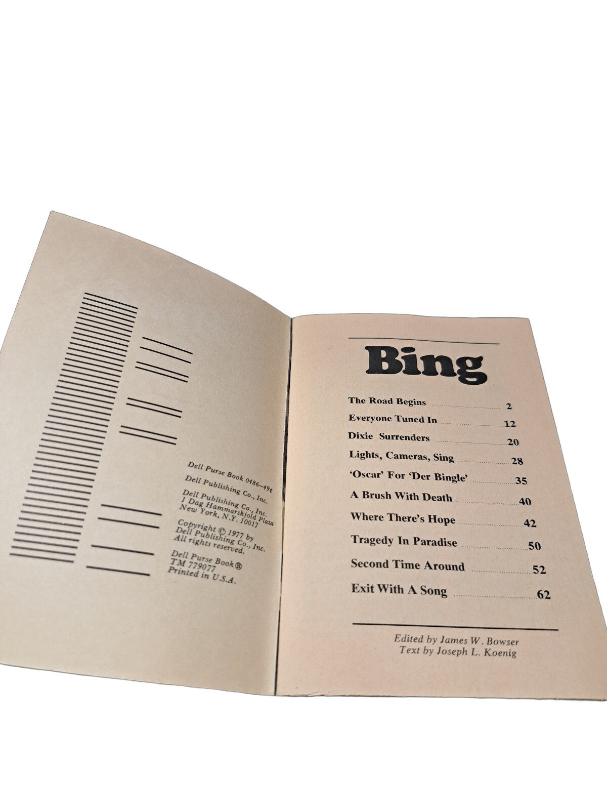 Vintage 1977 Bing by Joseph L Koenig