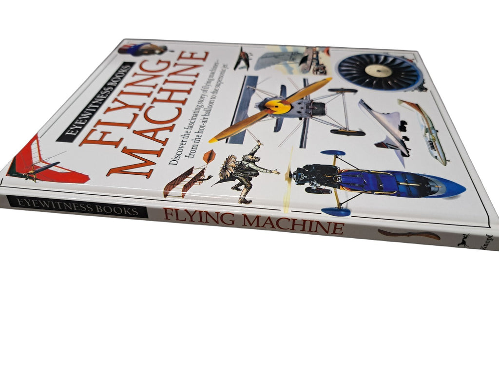 Vintage 1990 first edition of Flying Machine by Eyewitness Books