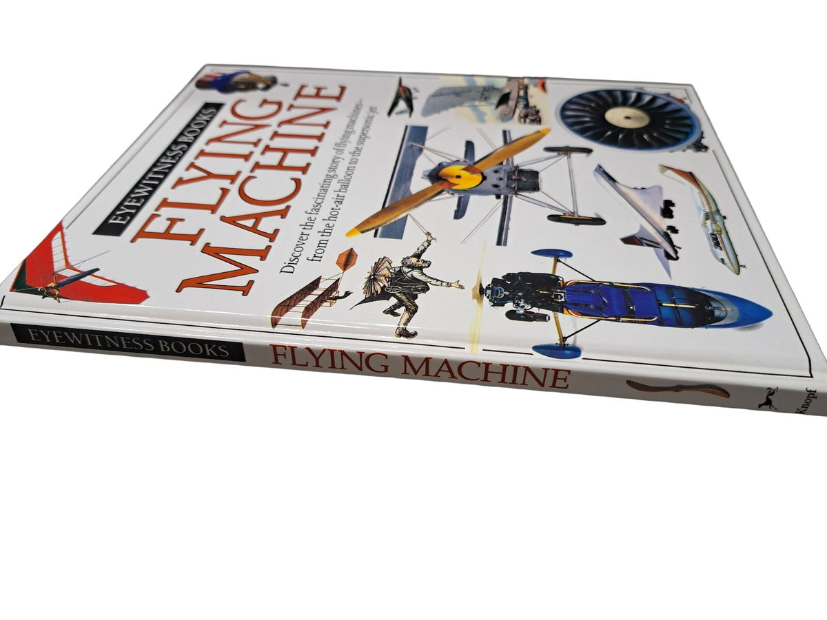 Vintage 1990 first edition of Flying Machine by Eyewitness Books