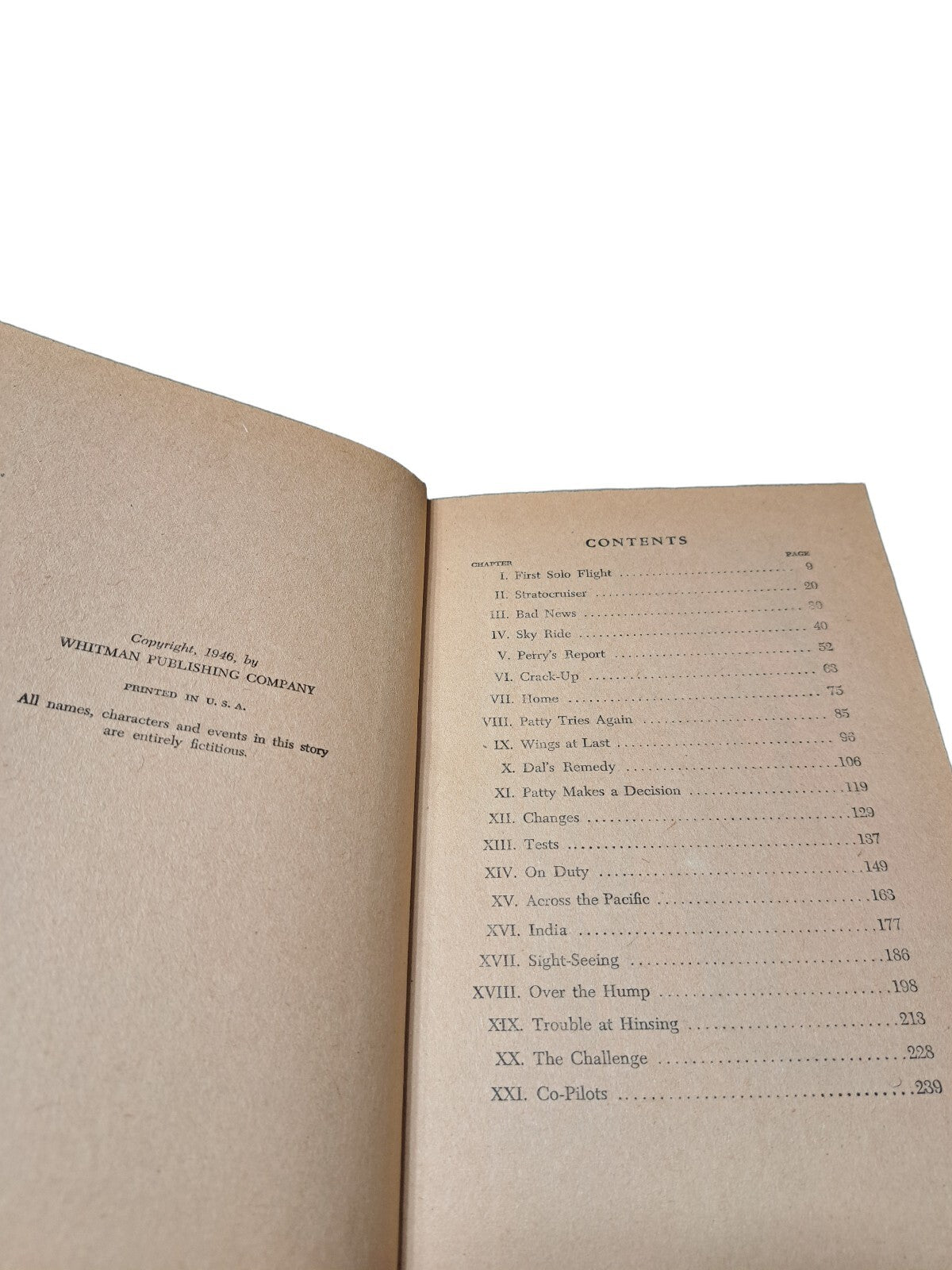 Vintage 1946 Patty O'Neal on the Airways book by Ruby Radford