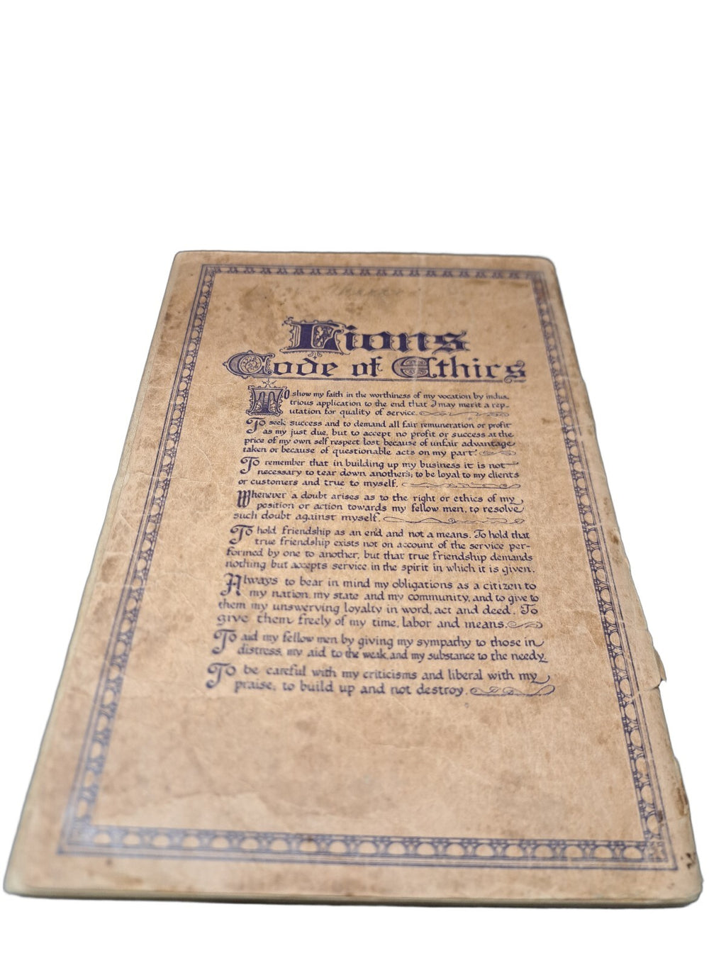 Vintage 1926 Songs for Lions