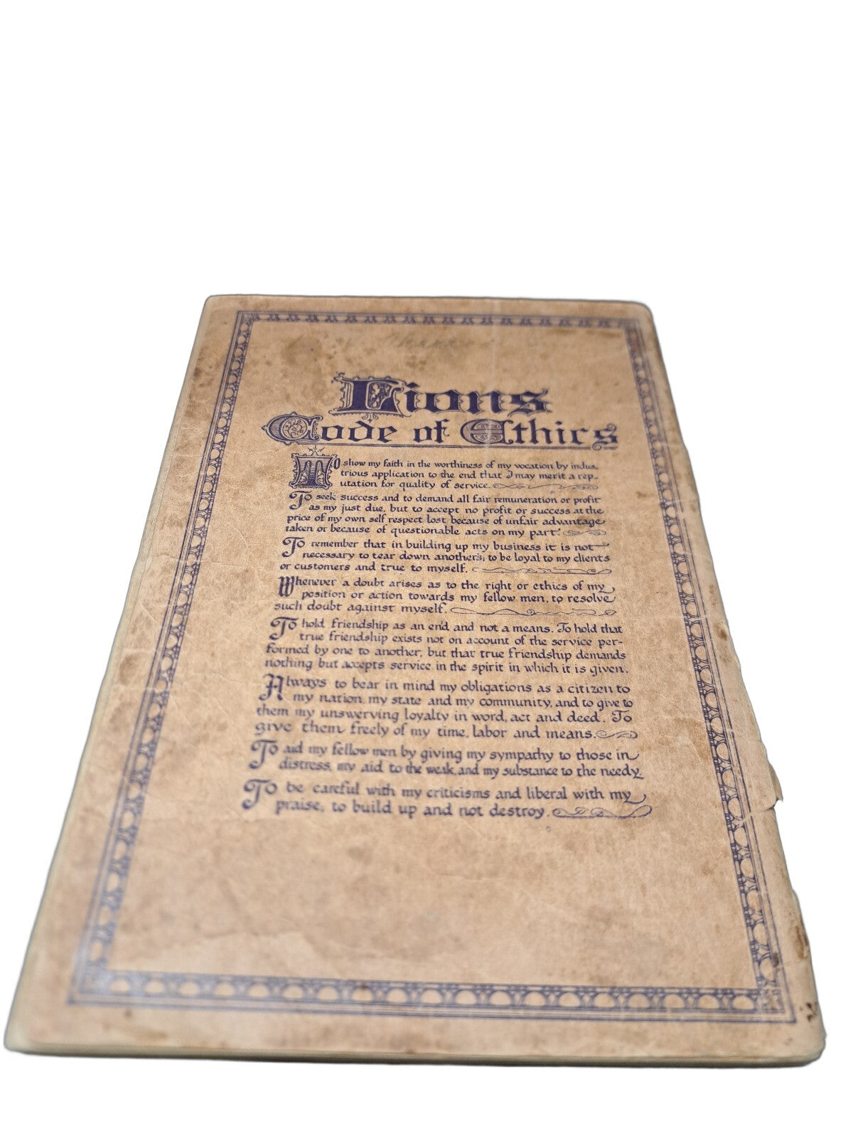 Vintage 1926 Songs for Lions