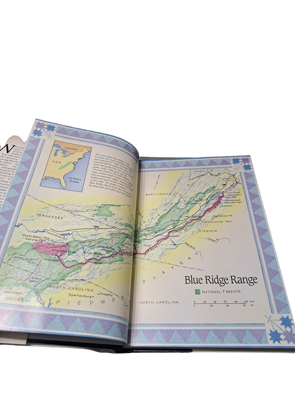 Vintage 1992 Blue Ridge Range: The Gentle Mountains by Ron fisher
