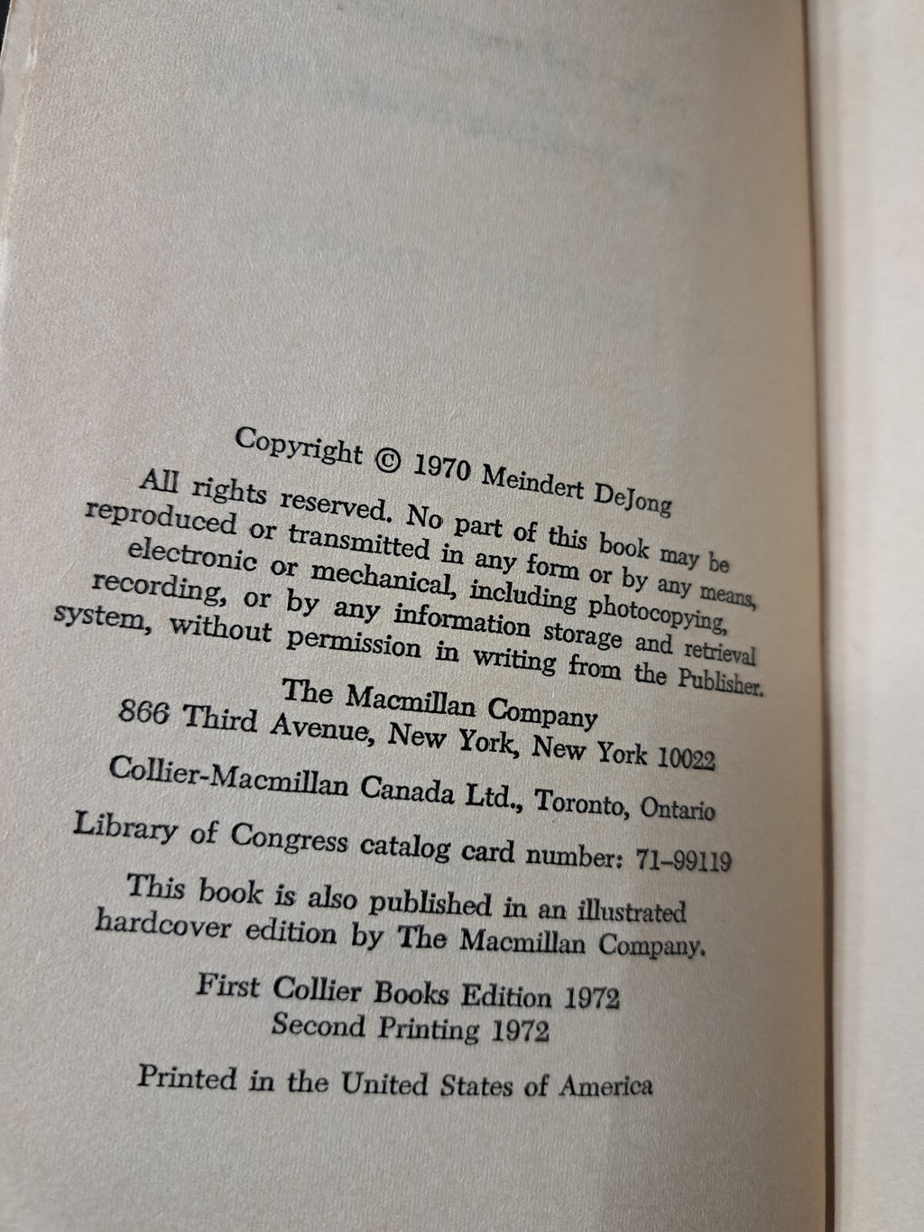 Vintage 1970 A Horse Came Running book by Meindert DeJong