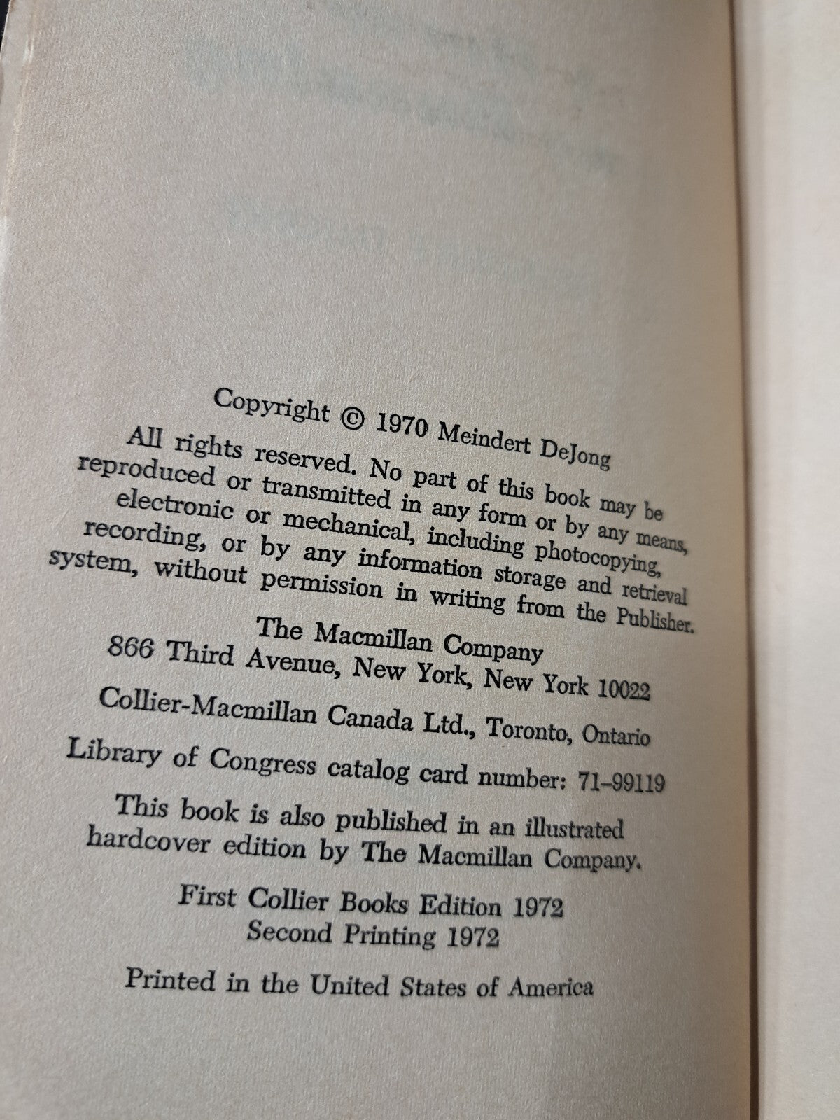 Vintage 1970 A Horse Came Running book by Meindert DeJong
