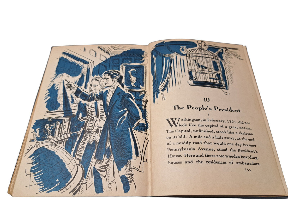 Vintage 1947 Thomas Jefferson Friend of Liberty book by Graves Glenwood Clark