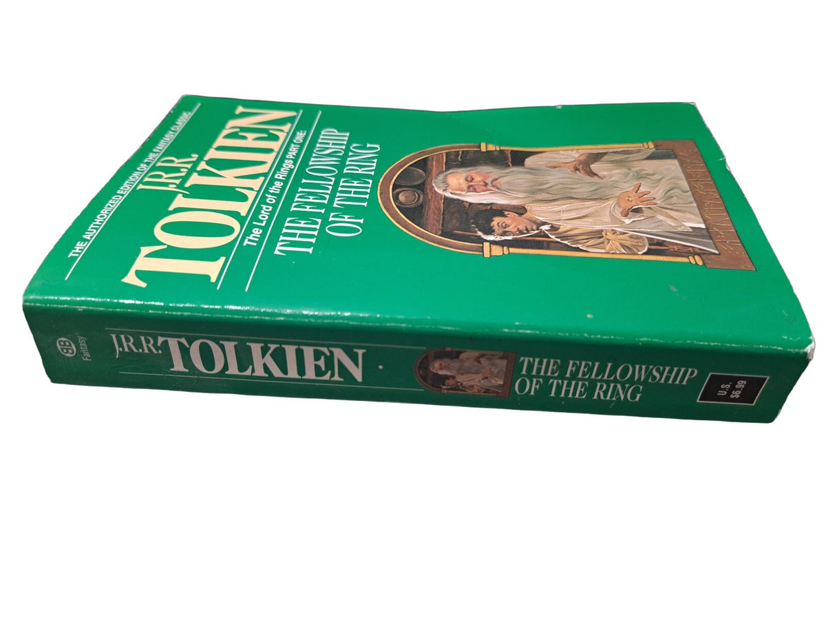 Vintage 1973 The Fellowship of the Ring book by J R R Tolkien