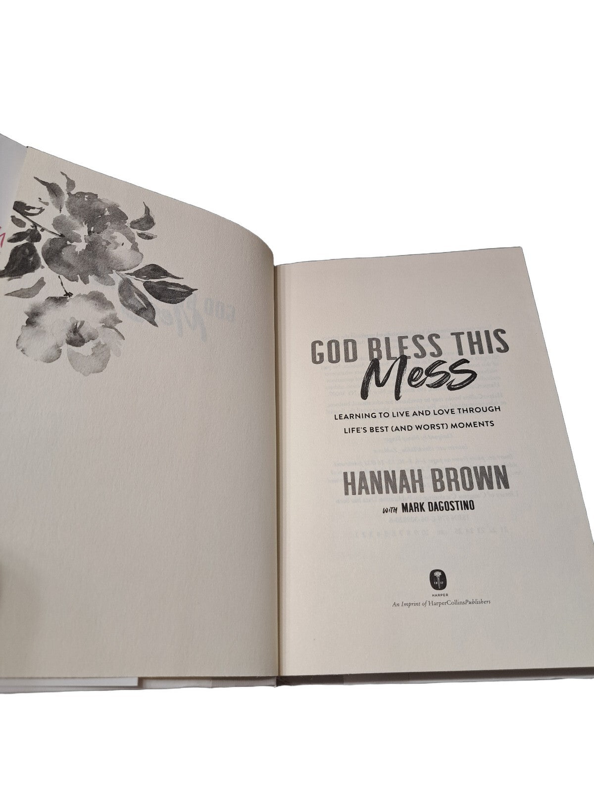 2021 first edition book of God Bless This Mess by Hannah Brown