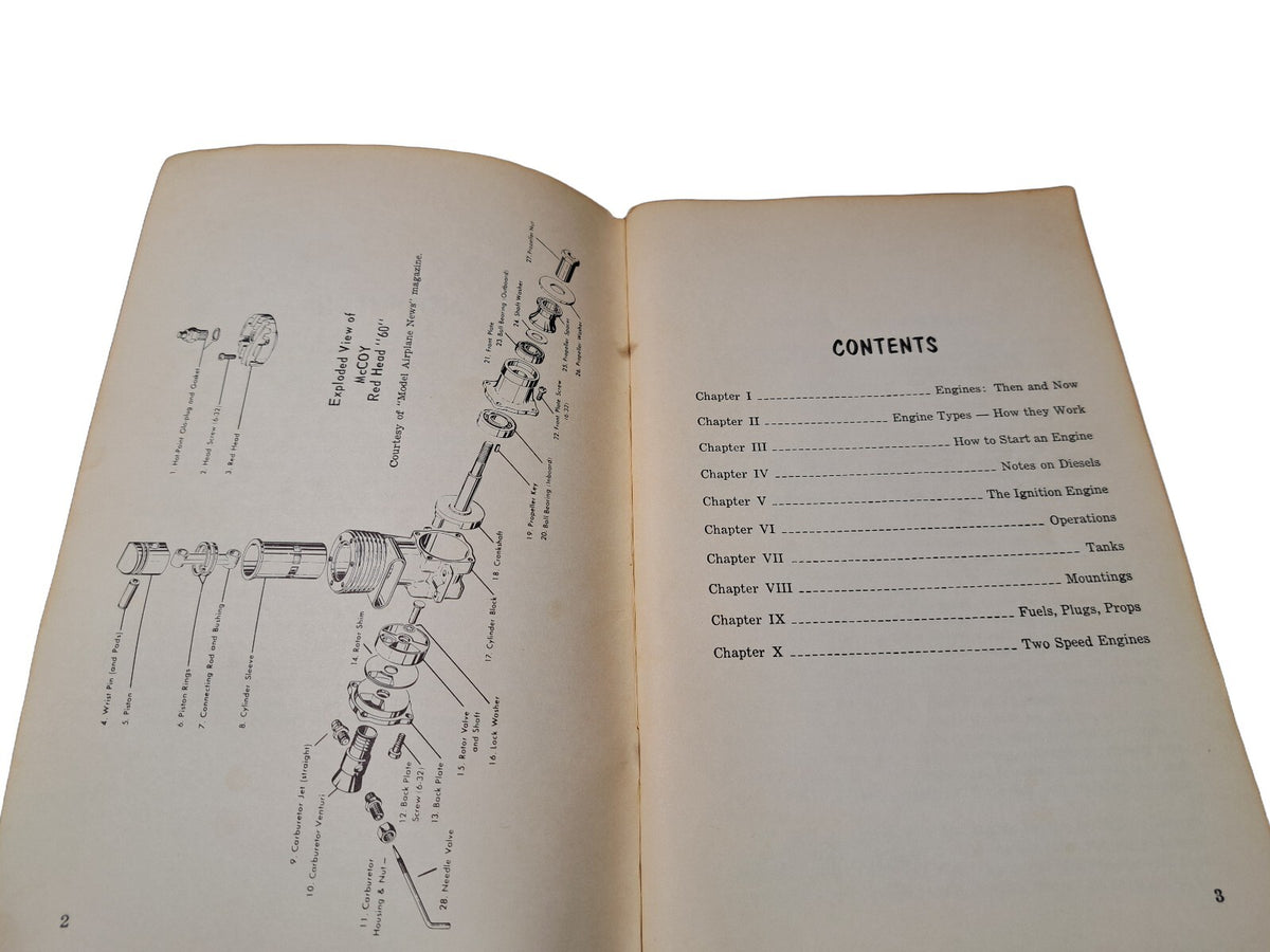Vintage 1955 Engines for Models book edited by Bill Winter