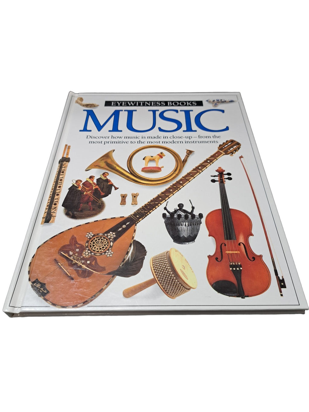 Vintage 1989 first edition of Music by Eyewitness Books