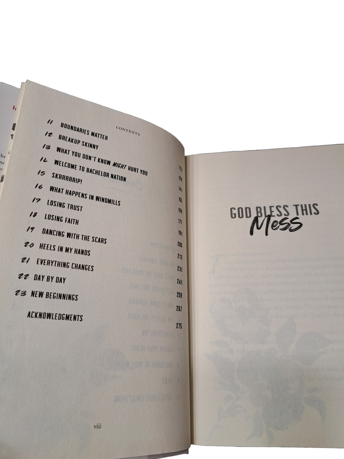2021 first edition book of God Bless This Mess by Hannah Brown