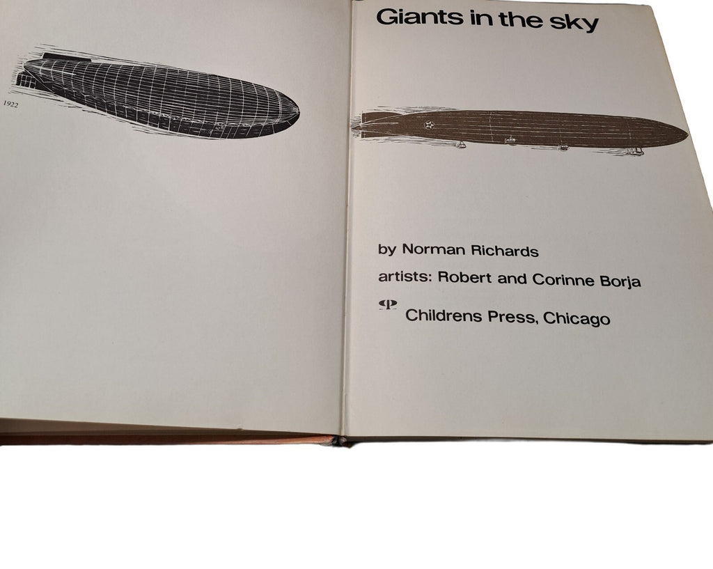 Vintage 1967 Giants in the Sky book by Norman Richards
