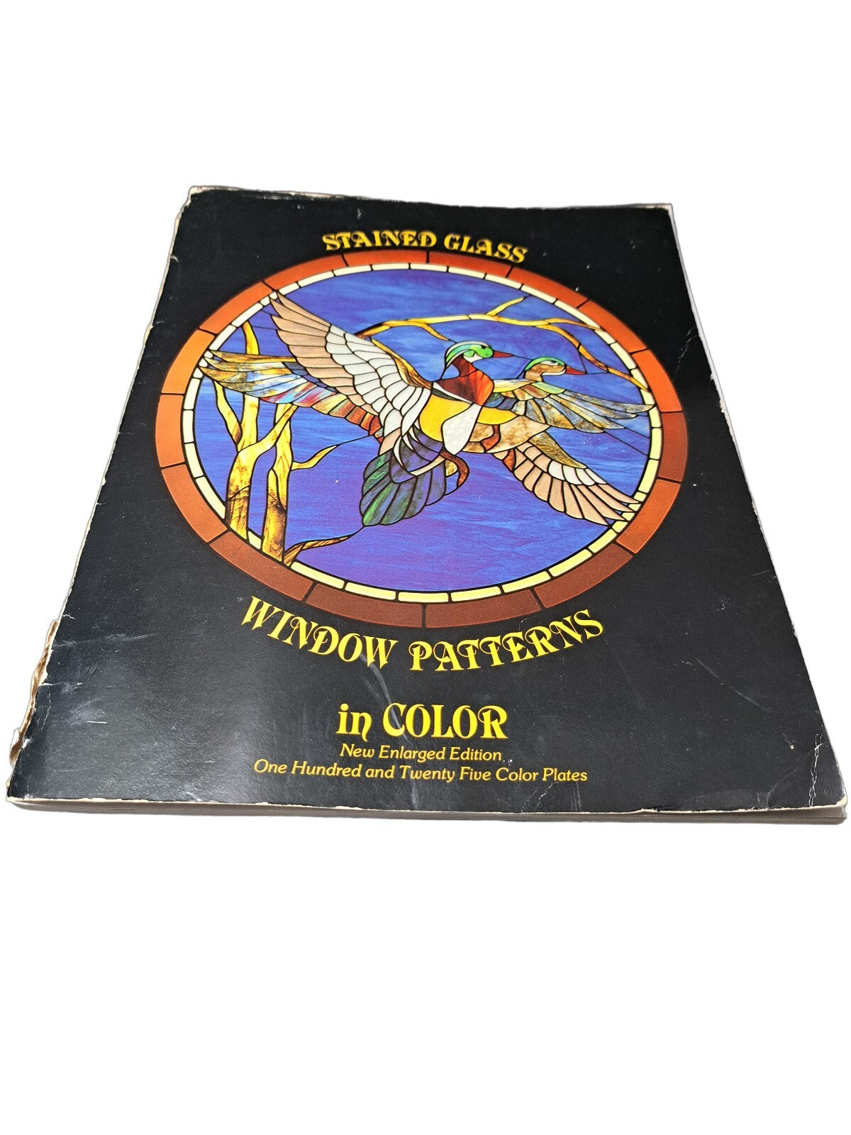 Vintage 1979 Stained Glass Window Patterns in Color