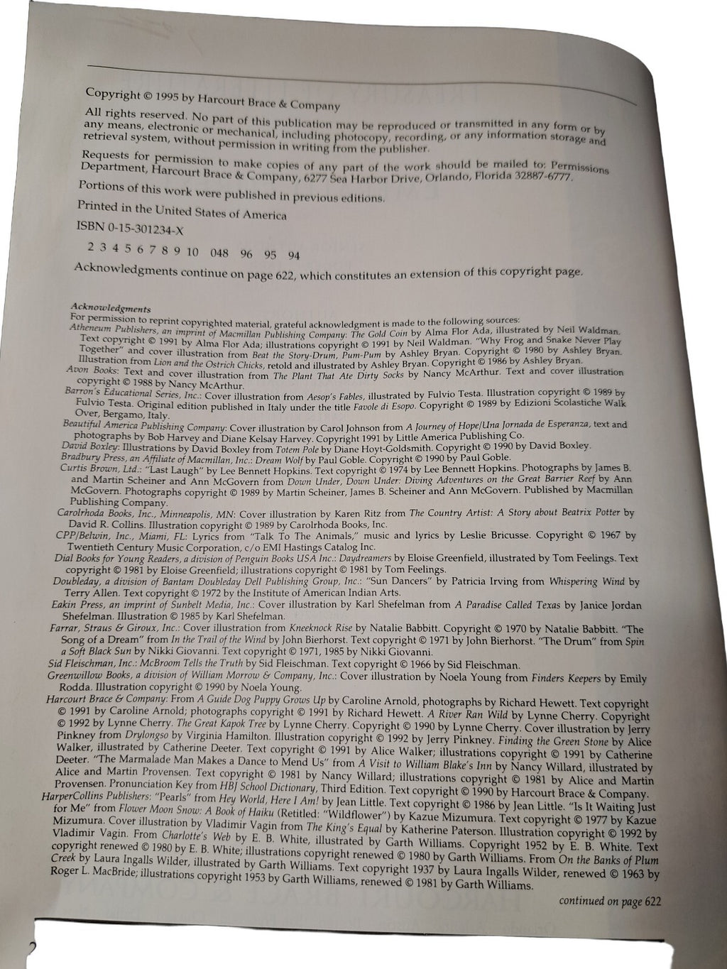 1995 Treasury of Literature: Emerald Forest