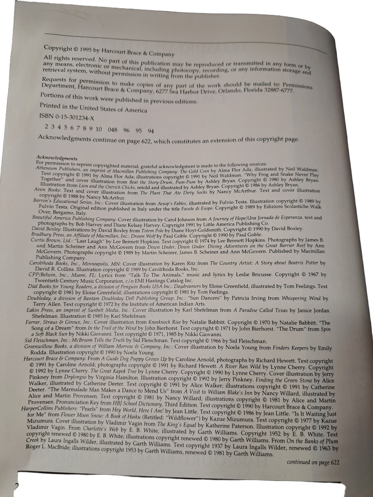 1995 Treasury of Literature: Emerald Forest