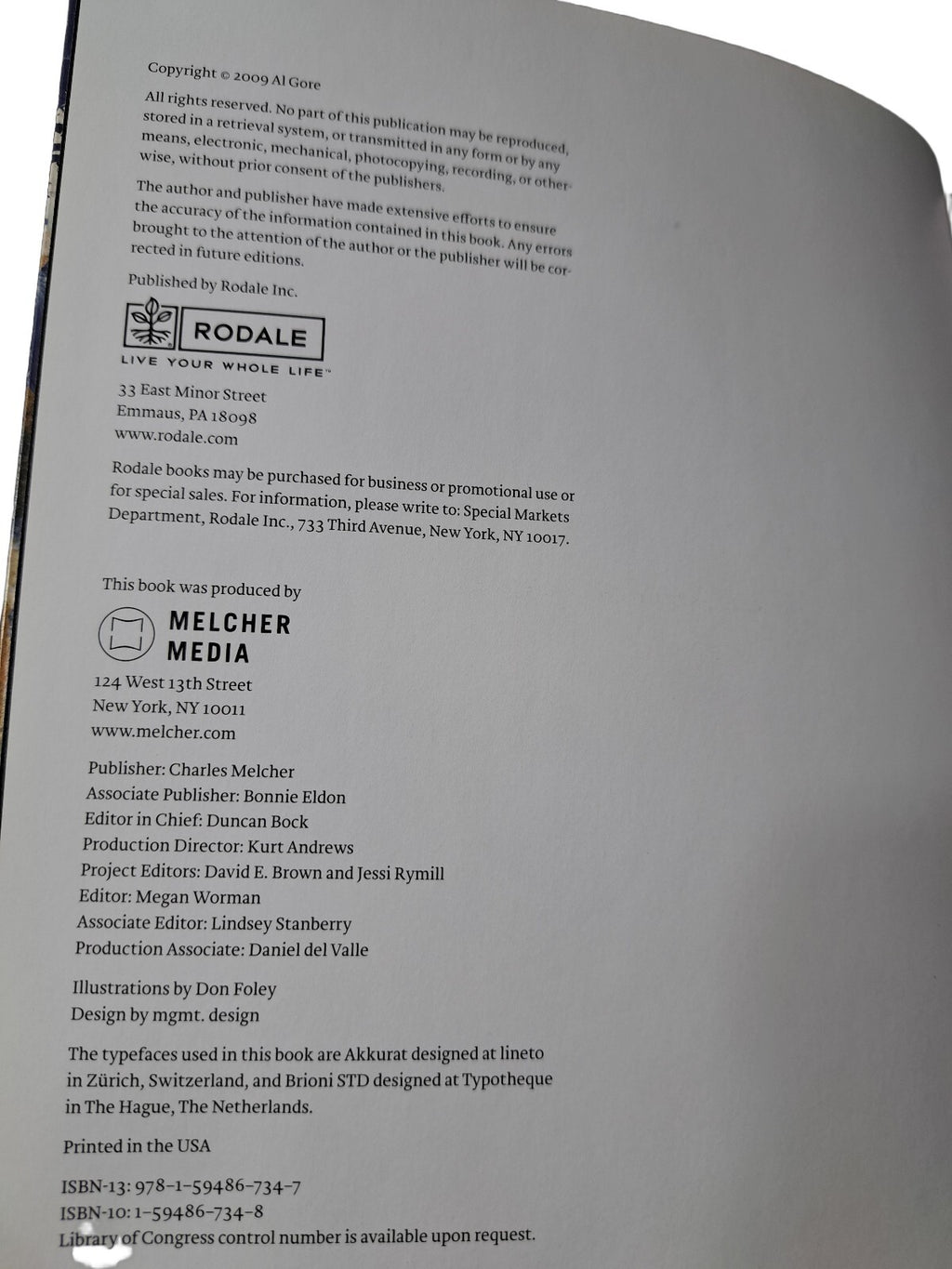 2009 Our Choice: A Plan to Solve the Climate Crisis book by Al Gore
