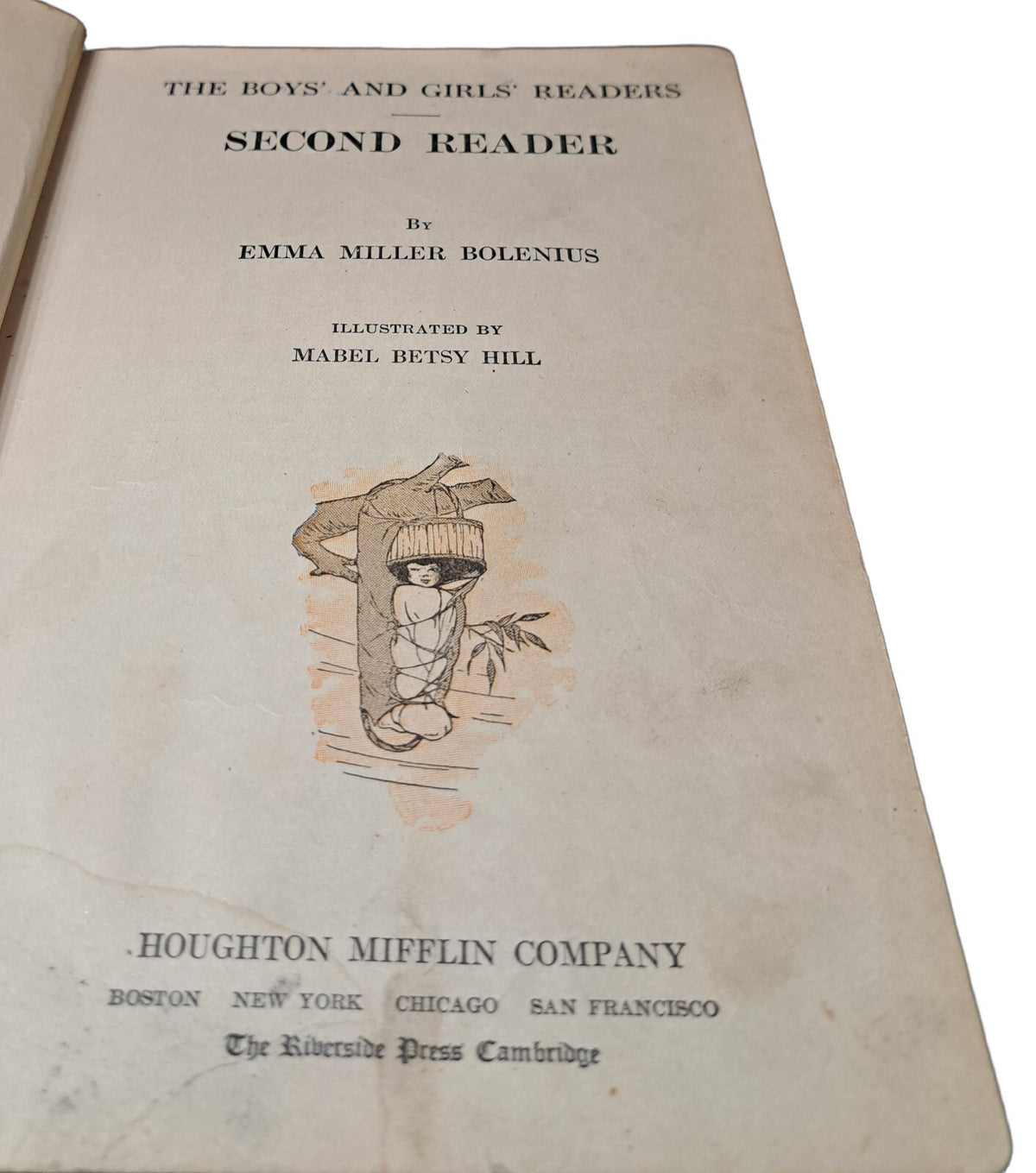 Vintage 1923 The Boys & Girls Readers:Second Reader book by Emma Miller Bolenius