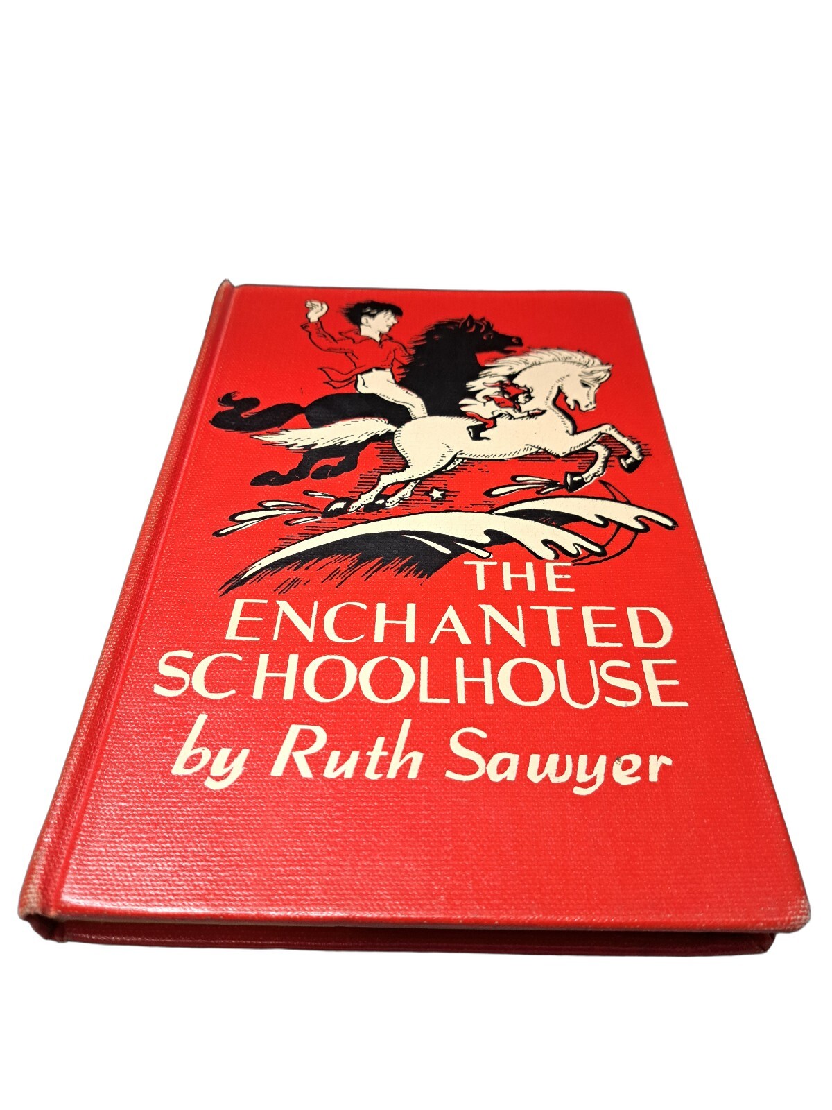 Vintage 1958 The Enchanted Schoolhouse book by Ruth Sawyer
