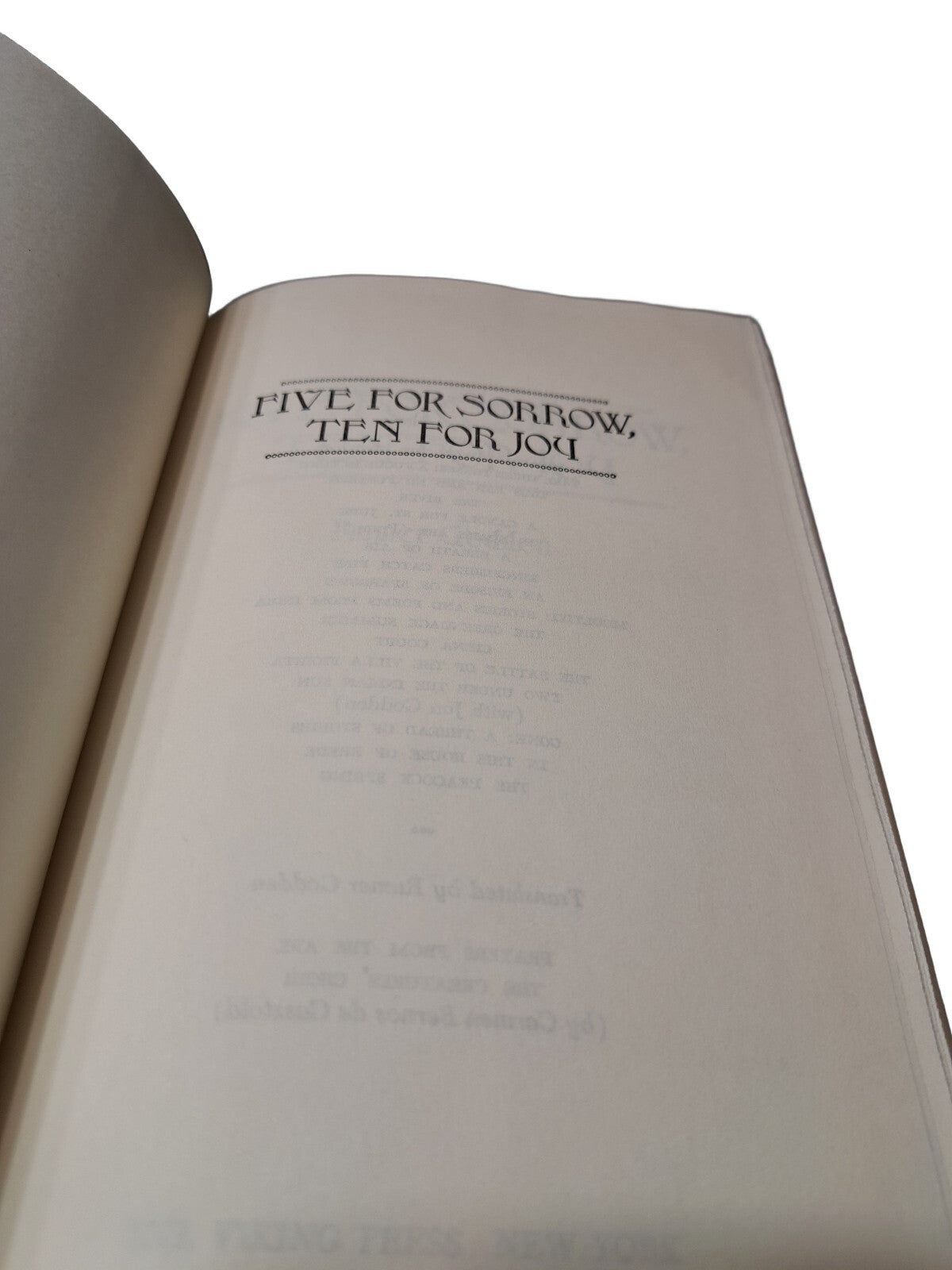 Vintage 1979 Five For Sorrow, Ten For Joy by Rumer Godden