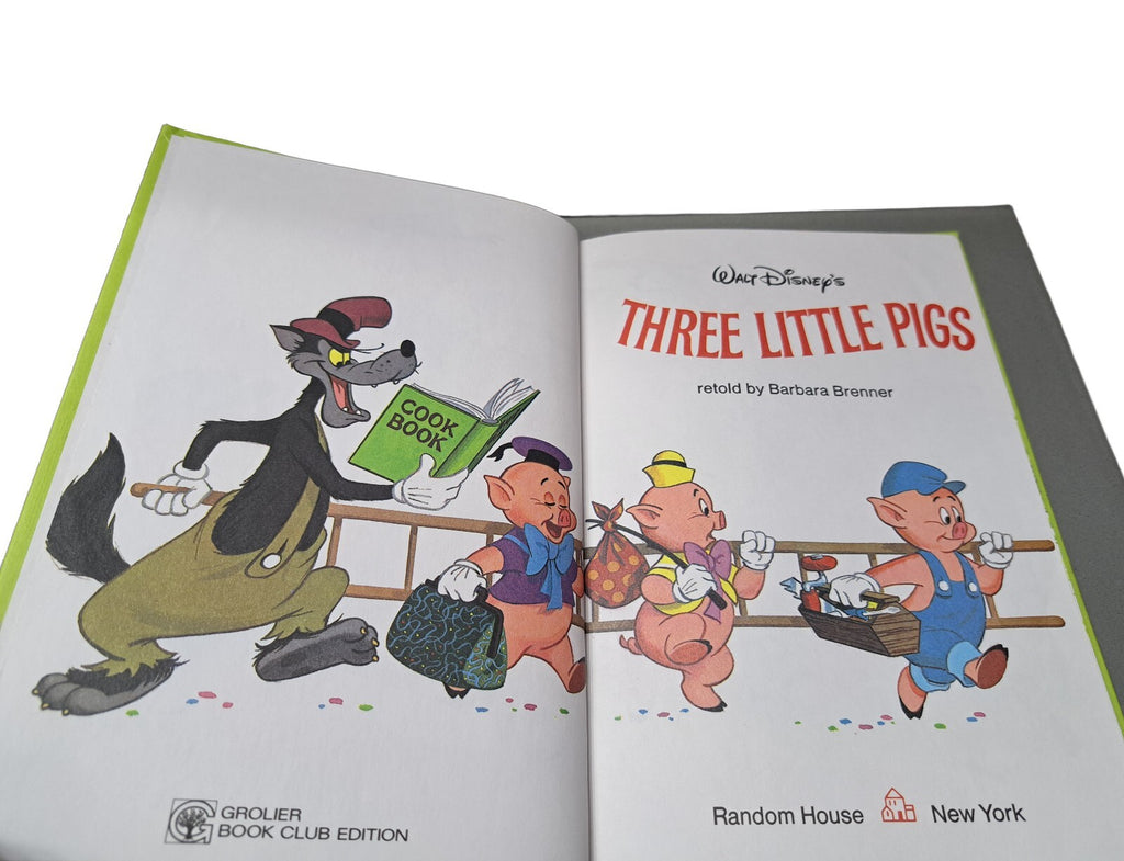 Vintage 1972 Walt Disney's The Three Little Pigs