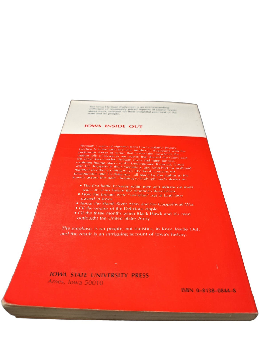 Vintage 1990 Iowa Inside Out by Herb Hake