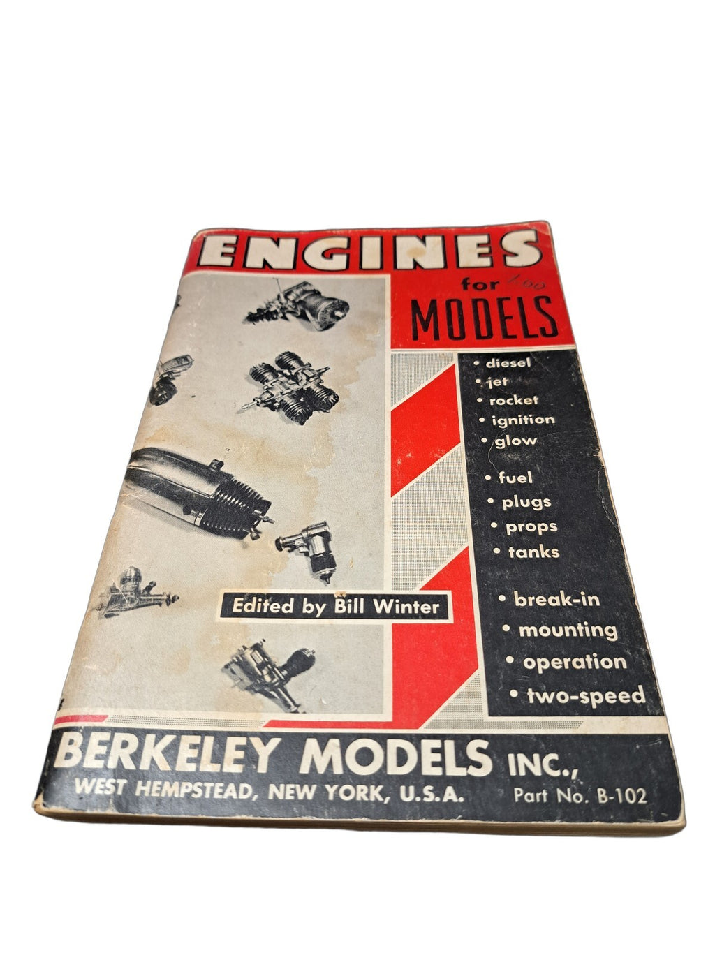 Vintage 1955 Engines for Models book edited by Bill Winter