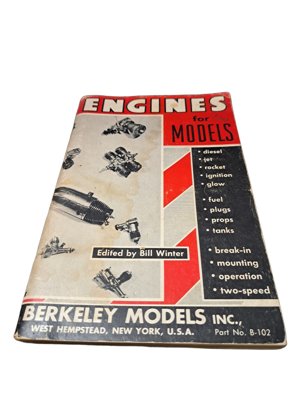 Vintage 1955 Engines for Models book edited by Bill Winter