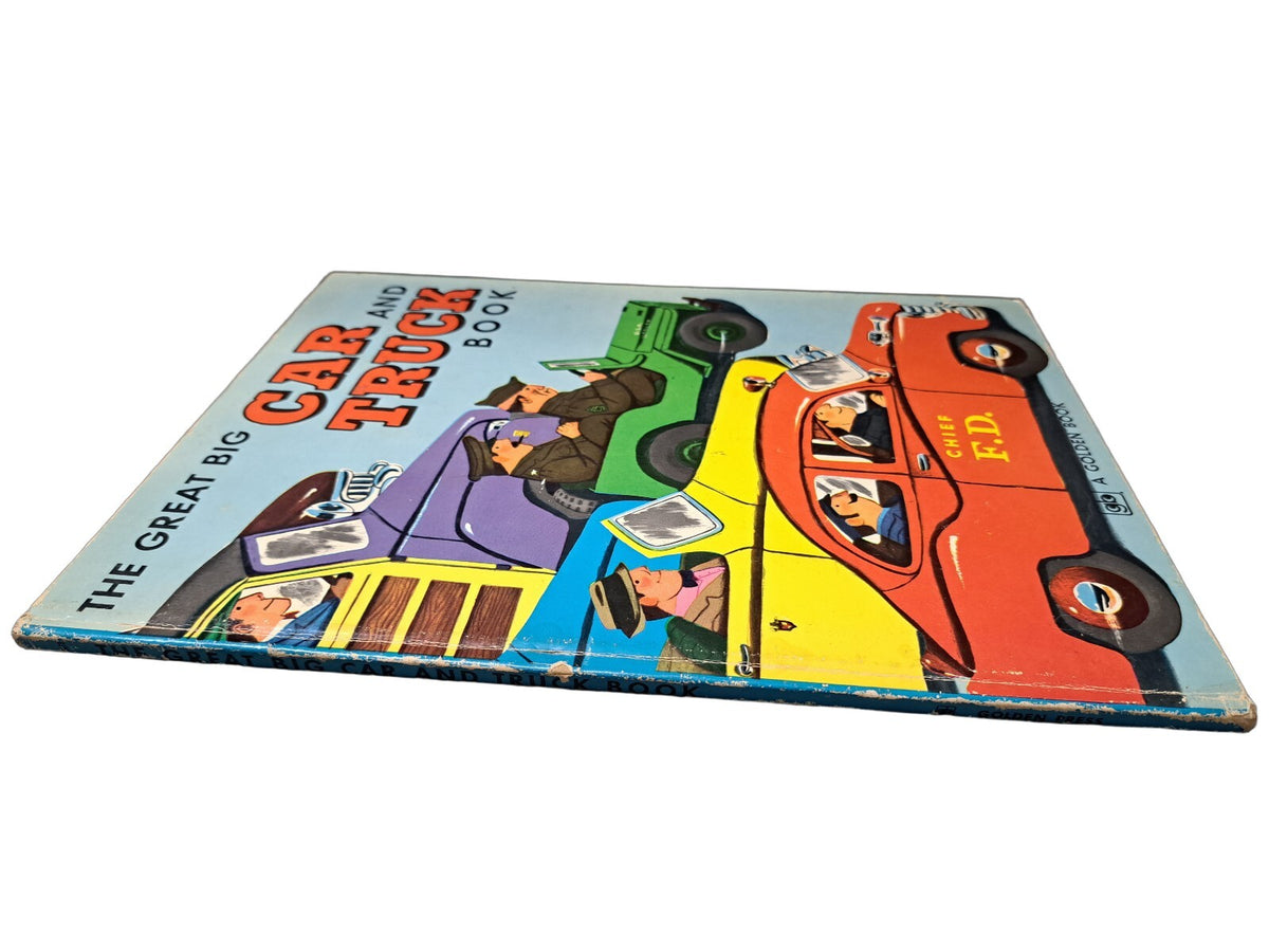 Vintage 1976 The Great Big Car and Truck Book pictures by Richard Scarry