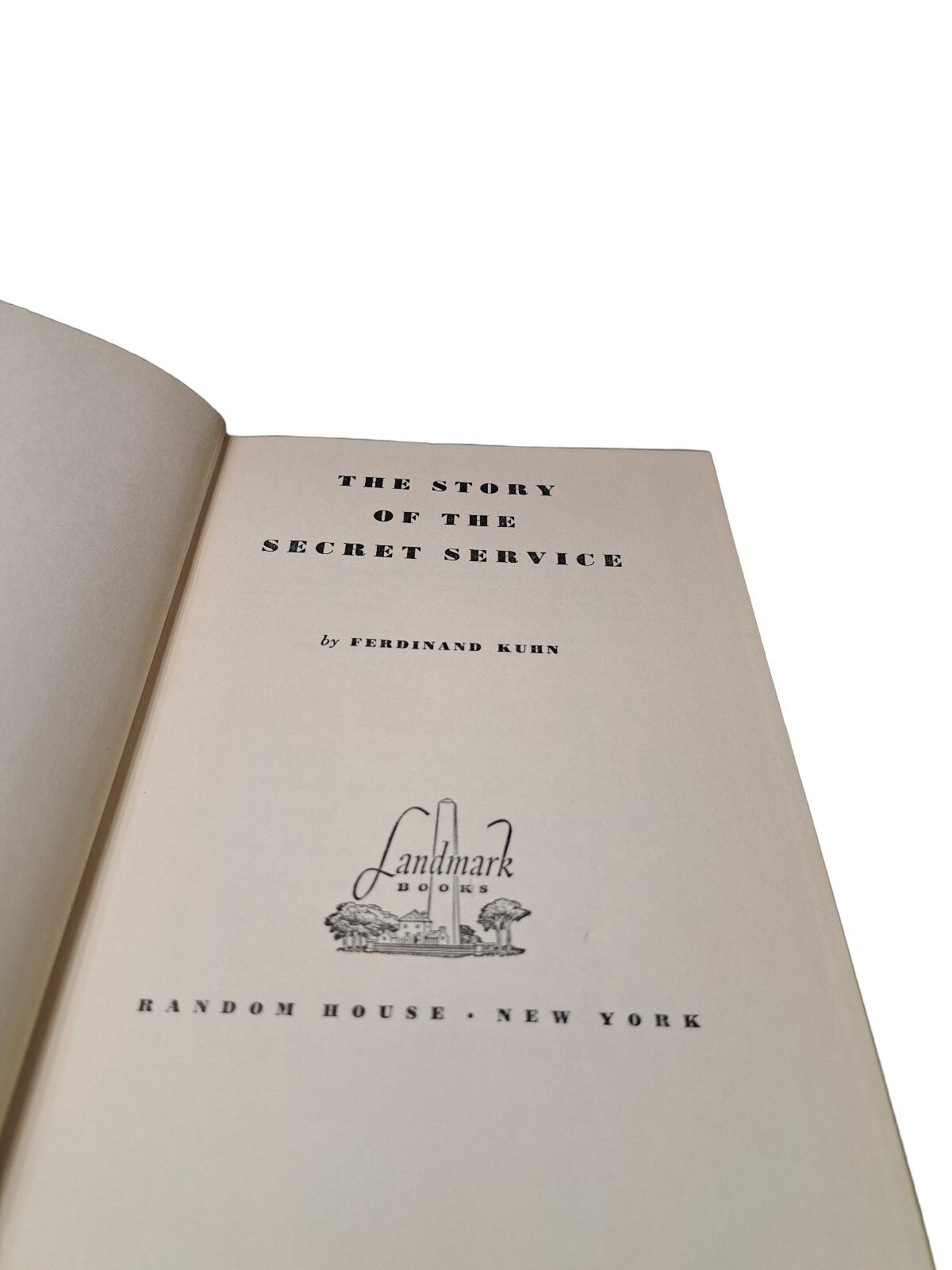 Vintage 1957 The Story of the Secret Service book by Ferdinand Kuhn