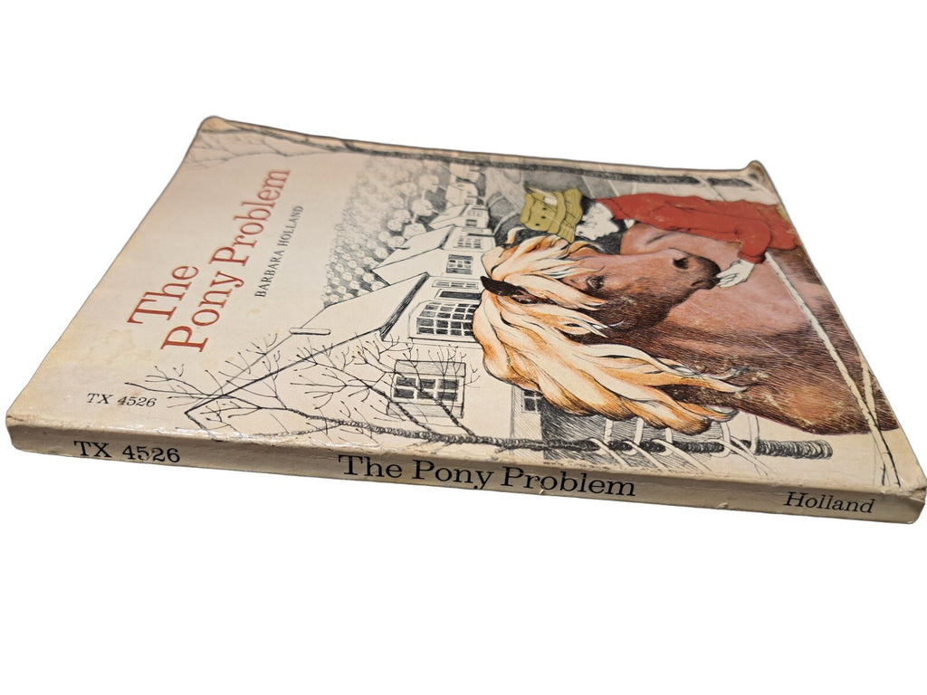 Vintage 1977 The Pony Problem book by Barbara Holland