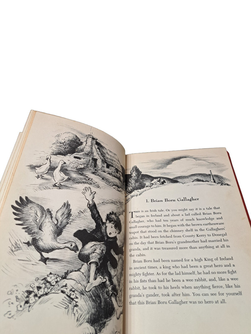Vintage 1958 The Enchanted Schoolhouse book by Ruth Sawyer