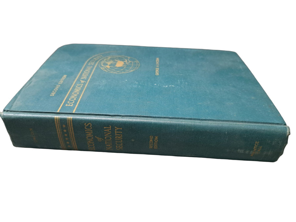 Vintage 1959 Economics of National Security book by George Lincoln