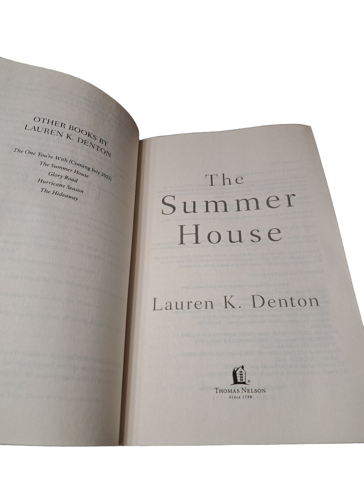 2020 The Summer House by Lauren K Denton