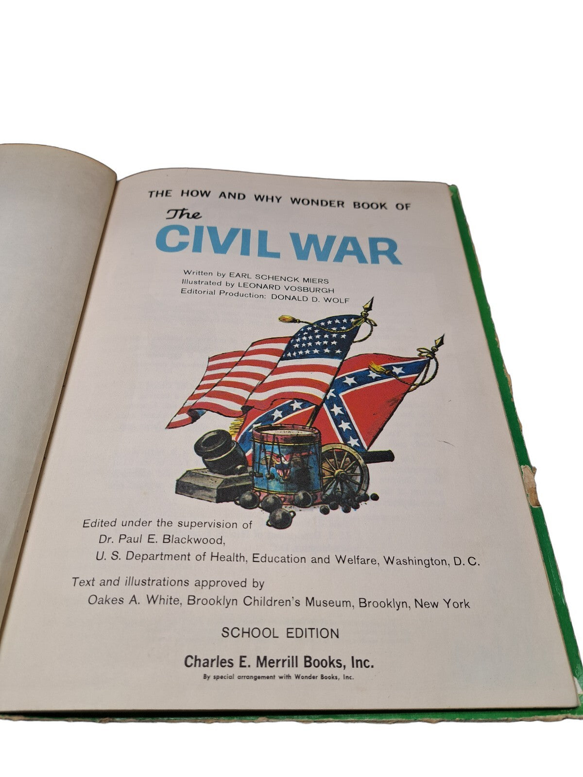 Vintage 1961 The How and Why Wonder Book of The Civil War