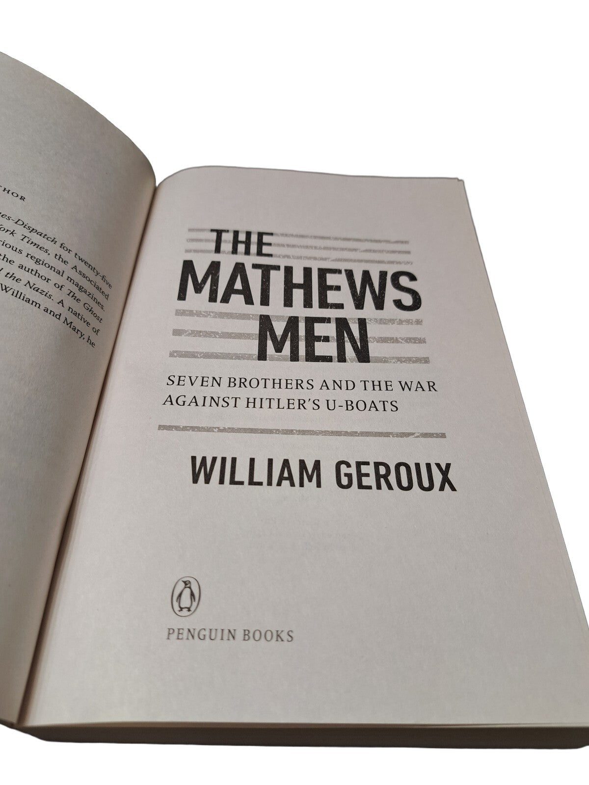 2022 The Mathews Men by William Geroux