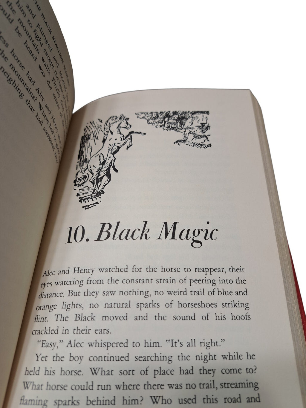 Vintage 1957 The Black Stallion Mystery book by Walter Farley