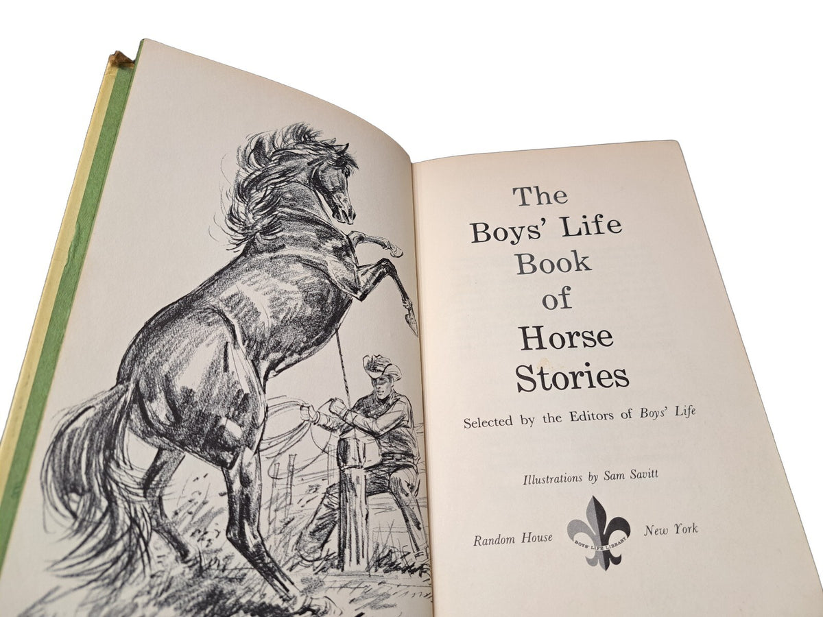Vintage 1963 The Boys' Life Book of Horse Stories