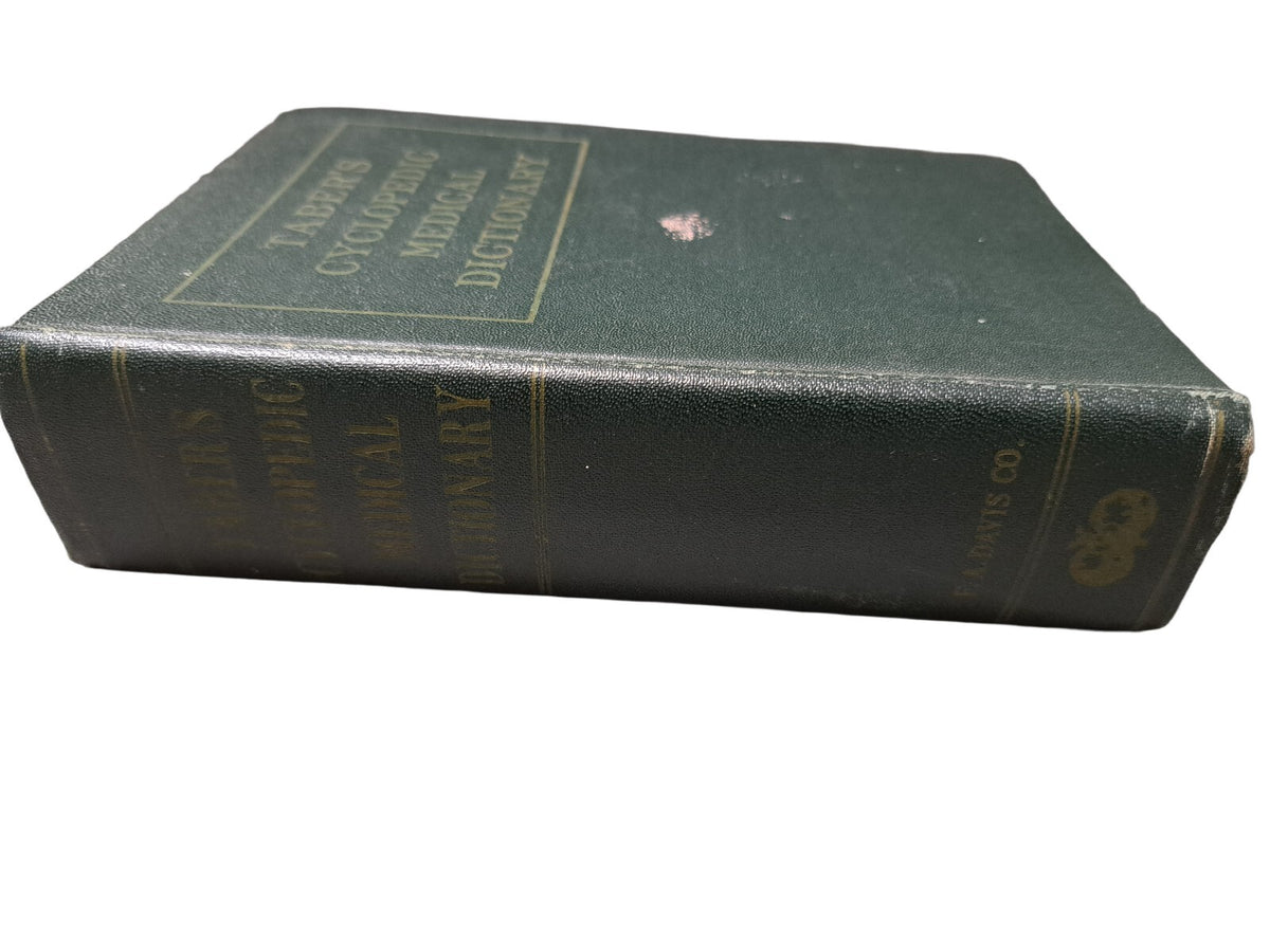 Vintage 1946 Taber's Cyclopedic Medical Dictionary