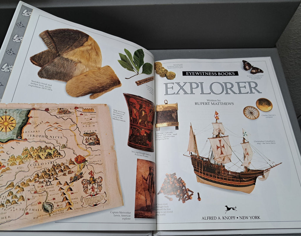 Vintage 1991 first edition of Explorer by Eyewitness Books