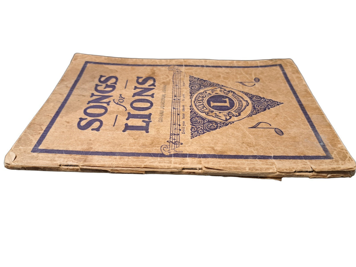 Vintage 1926 Songs for Lions