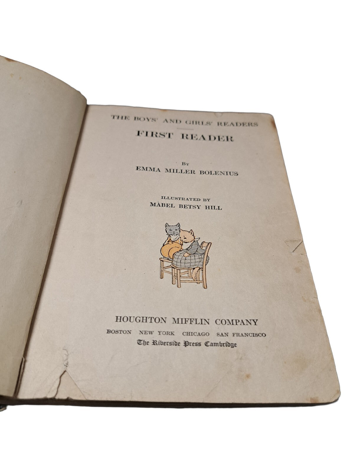 Vintage 1923 The Boys' and Girls' Reader - First Readers book by Emma Bolenius