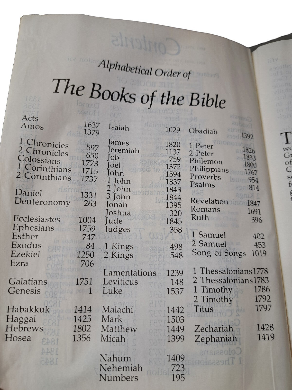 Vintage 1984 edition of The Holy Bible softcover book