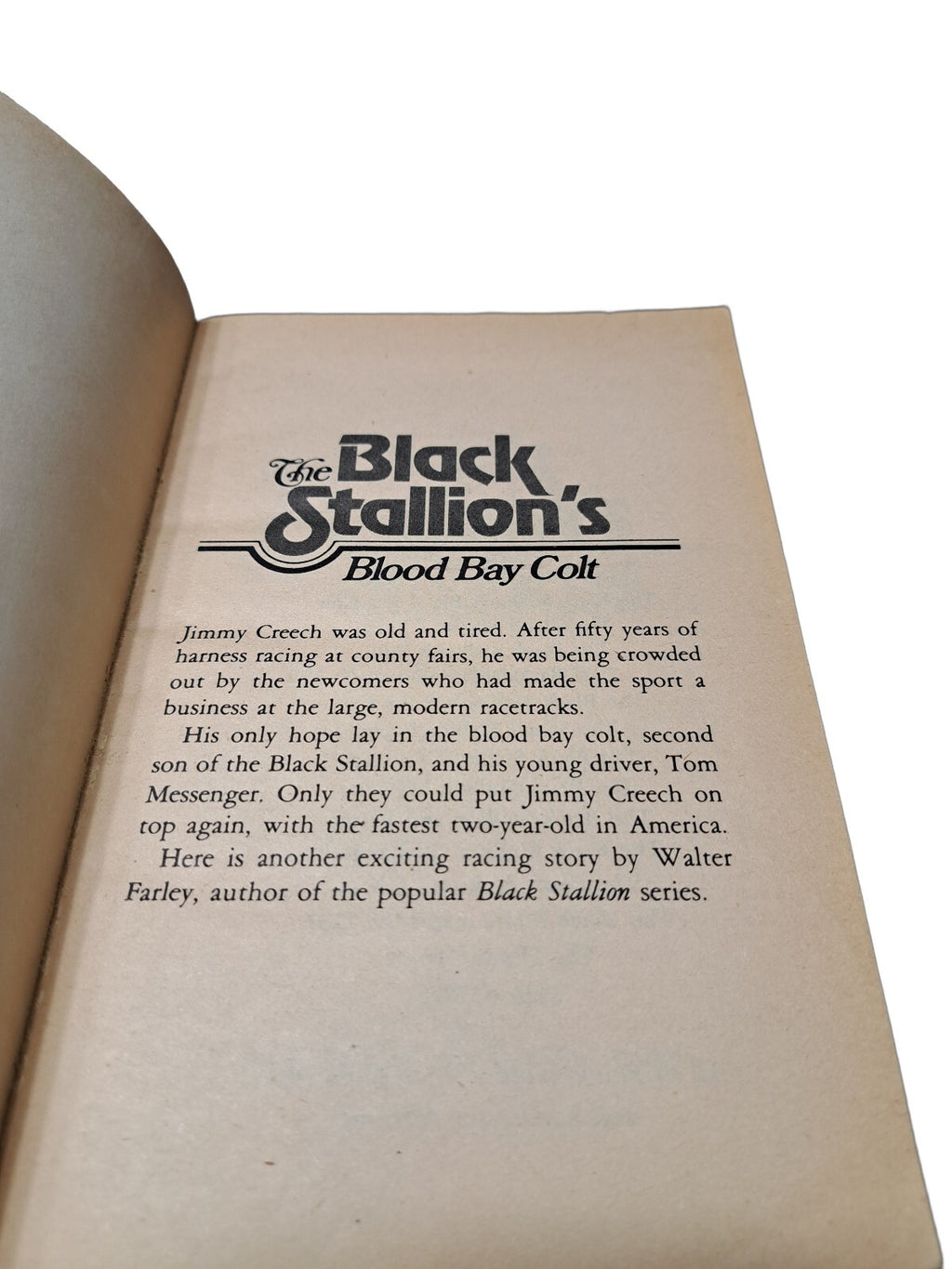 Vintage 1950 The Black Stallion's Blood Bay Colt book by Walter Farley