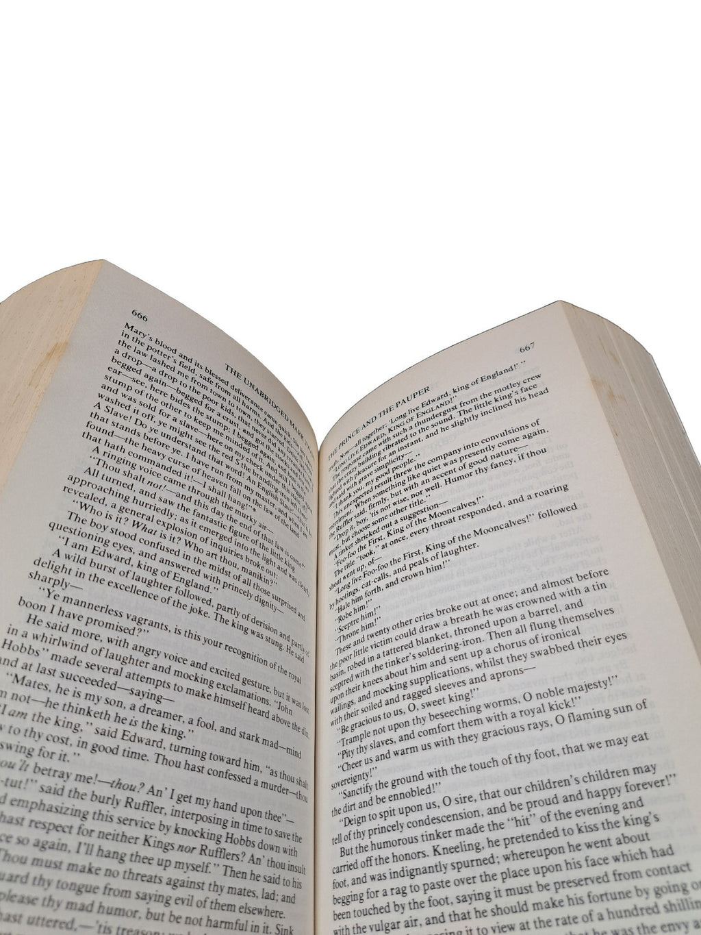 Vintage 1976 The Unabridged Mark Twain book edited by Lawrence Teacher