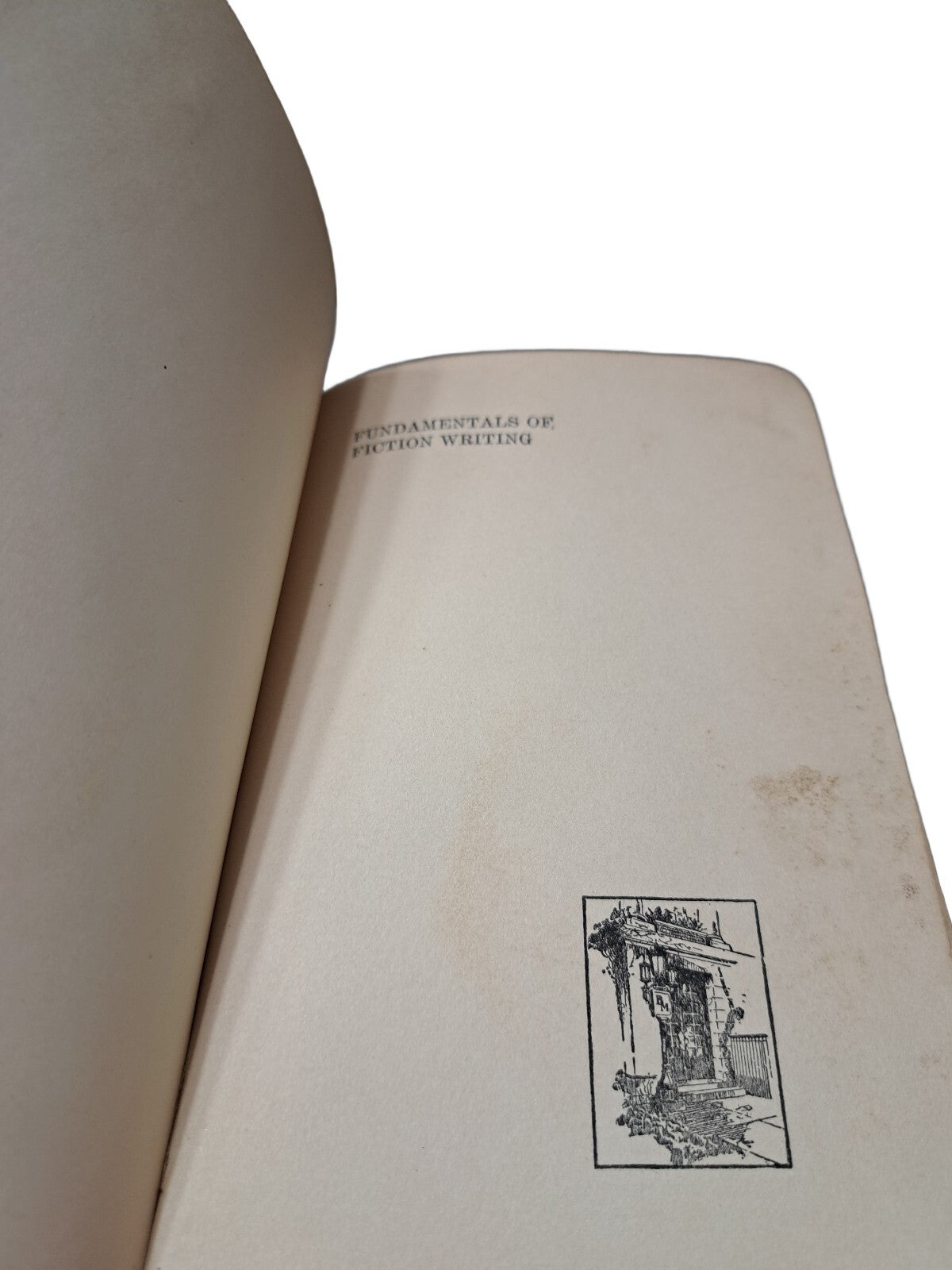 Vintage 1922 Fundamentals of Fiction Writing book by Arthur Sullivant Hoffman